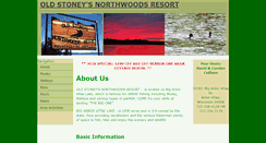 Desktop Screenshot of oldstoneysresort.com